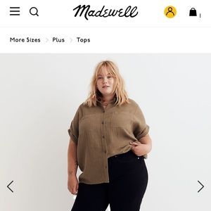 Madewell light spun beachside dolman shirt